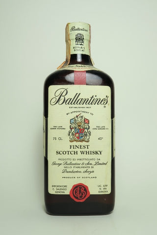 Ballantine's Finest Blended Scotch Whisky - 1970s (43%, 75cl)