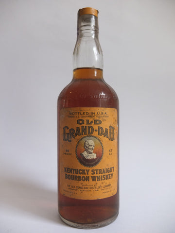 Old Grand-Dad 8YO Kentucky Straight Bourbon Whiskey - Distilled 1960 / Bottled 1968 (43%, 75.7cl)