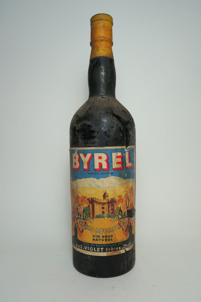 Violet Frères Byrel Grand-Rousillon Vin Doux Naturel - 1950s (ABV Not Stated, 100cl)