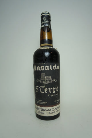 Ansaldo 5 Terre Ligurian Sweet Dessert Wine - 1957 Vintage (ABV Not Stated, 75cl)