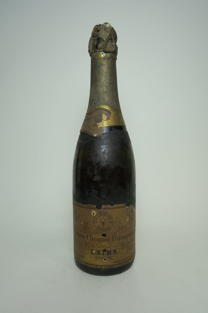 Veuve Cliquot Ponsardin Yellow Label Dry Vintage Champagne - 1943 vintage (ABV Not Stated, 35cl)