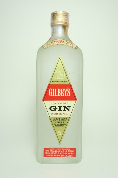 W. & A. Gilbey's London Dry Gin  - 1970s (43%, 75cl)