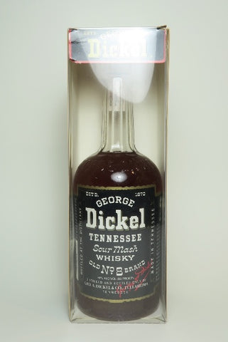 George Dickel Old No. 8 Brand Tennessee Sour Mash Whisky - 1980s (40%, 75cl)