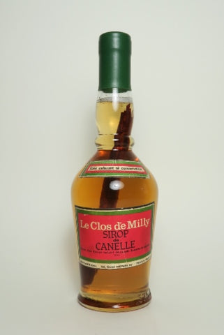 Sofraregal Le Clos de Milly Sirop de Canelle - 1970s (0%, 37cl)