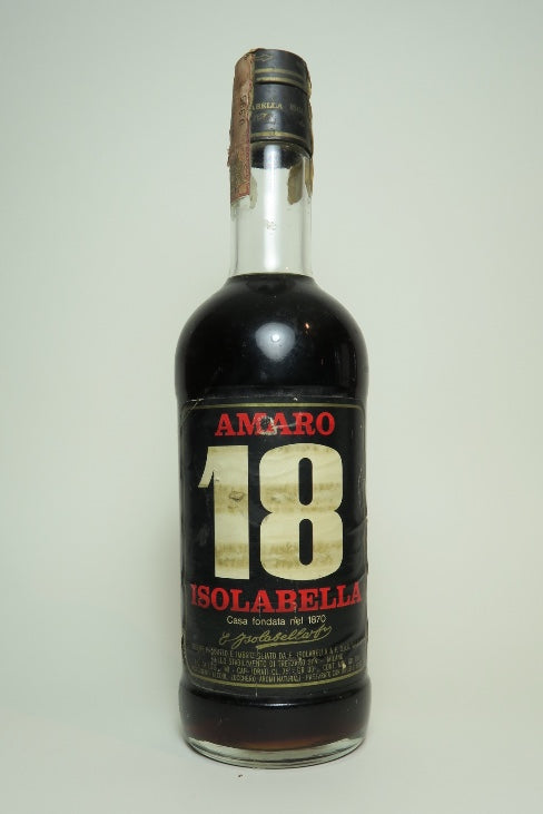Isolabella Amaro 18 - 1960s (30%, 75cl)