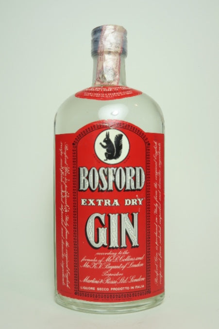 Martini & Rossi Bosford Extra Dry Gin - 1970s (43%, 75cl)