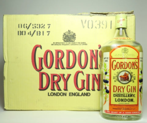 Gordon's London Dry Gin (Export) - 1970s (47.3%, 112.5cl)