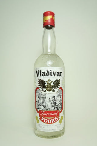 Gilbert & John Greenall's Vladivar Imperial Vodka  - 1980s (37.5%, 75cl)