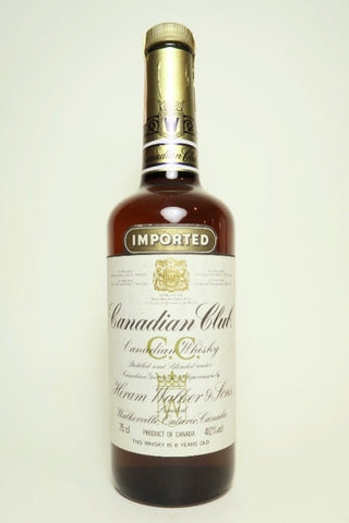 Canadian Club 6YO Canadian Blended Whisky - 1980s (40%, 75cl)