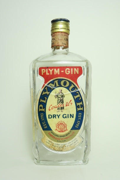 Coates & Co.'s Plym-Gin Dry Gin	- Late 1960s/Early 1970s (46%, 75cl)