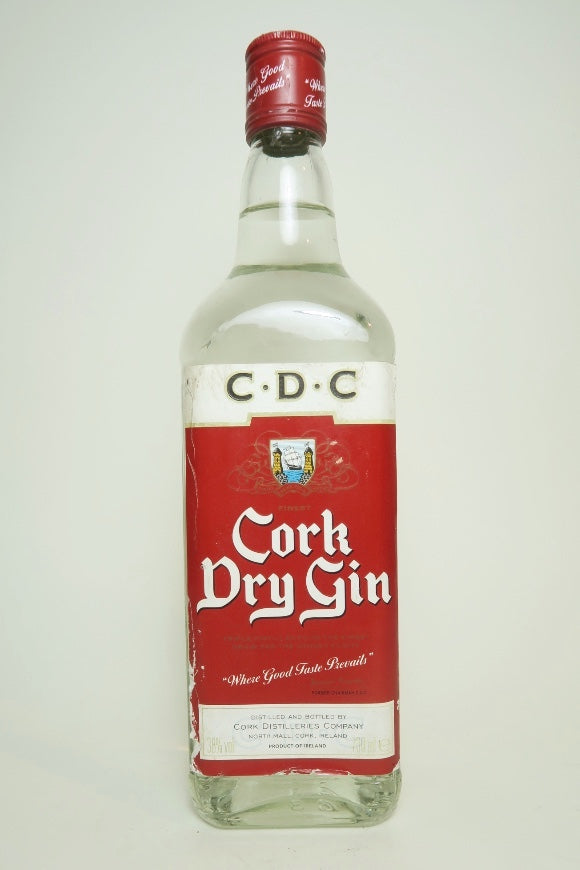 Cork Dry Gin - 1980s (38%, 70cl)