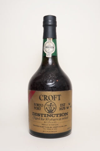 Croft 10YO Distinction Port - 1970s (ABV Not Stated, 75cl)