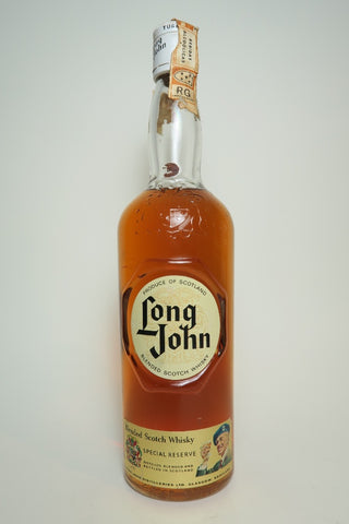 Long John Blended Scotch Whisky - 1970s (ABV Not Stated, 75cl)