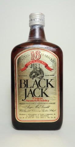 Angus MacDonald Black Jack 16YO Finest Blended Scotch Whisky -1970s (40%, 75cl)