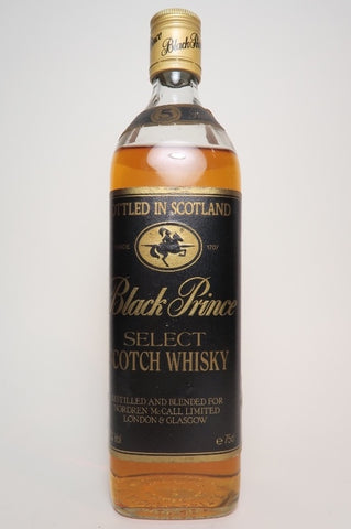 Nordren McCall Black Prince Select Blended Scotch Whisky - 1970s (43%, 75cl)