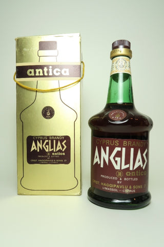 Crist. Haggipavlu & Sons Anglias Cyprus Brandy - 1970s (38%, 75cl)