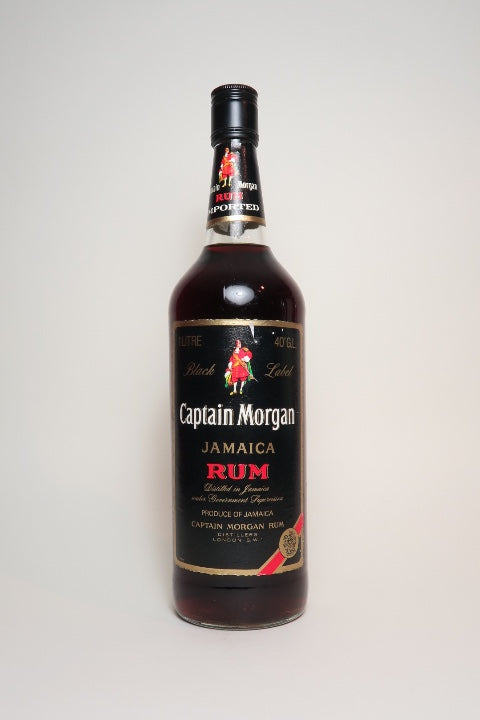 Captain Morgan Black Label Jamaica Rum - 1980s (40%, 100cl)