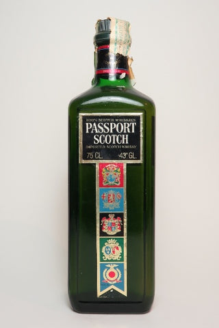 William Longmore & Co. Passport Blended Scotch Whisky - 1970s (43%, 75cl)