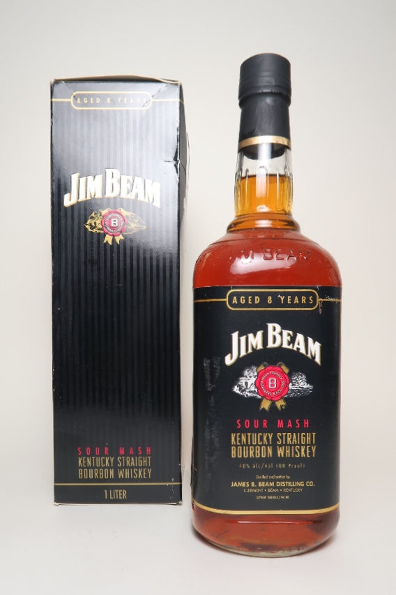 Jim Beam 8YO Sour Mash Kentucky Straight Bourbon Whiskey - Distilled 1987 / Bottled 1995 (40%, 100cl)