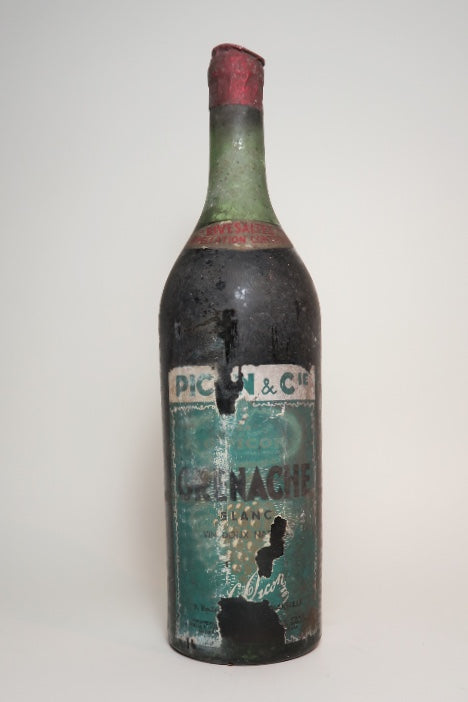 Picon Grenache Blanc Vin Doux Naturel - 1930s (ABV Not Stated,	100cl)