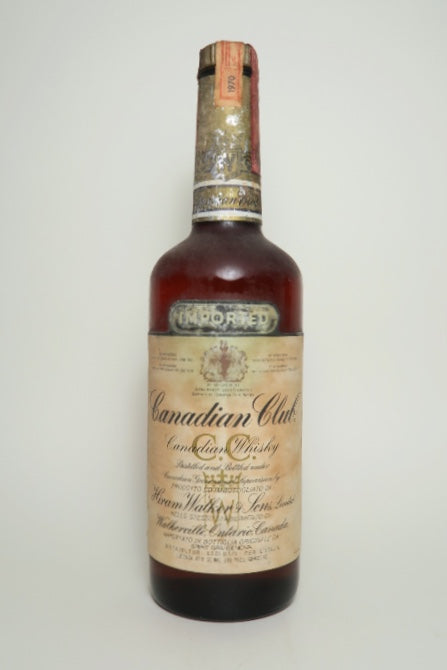 Canadian Club Whisky (Lot 1225 - Rare SpiritsDec 1, 2023, 12