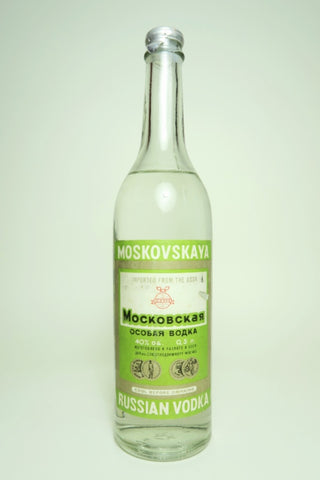 Moskovskaya Russian Vodka - 1970s (40%, 50cl)