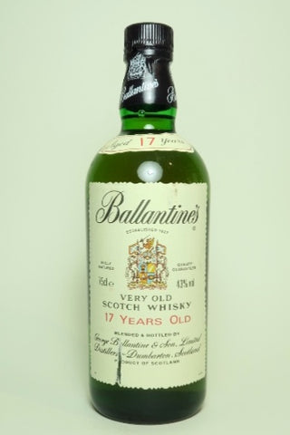 Ballantine's 17YO Very Old Scotch Blended Whisky for the Japanese Market - 1990s (43%, 75cl)