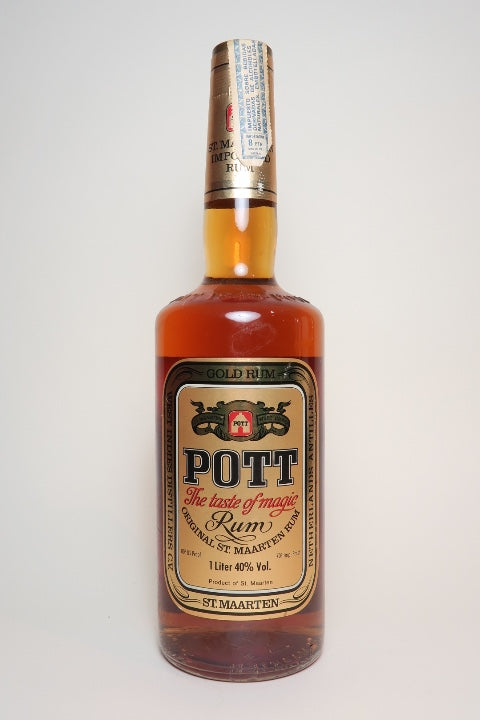 Pott Gold St. Maarten Rum - 1970s (40%, 100cl)