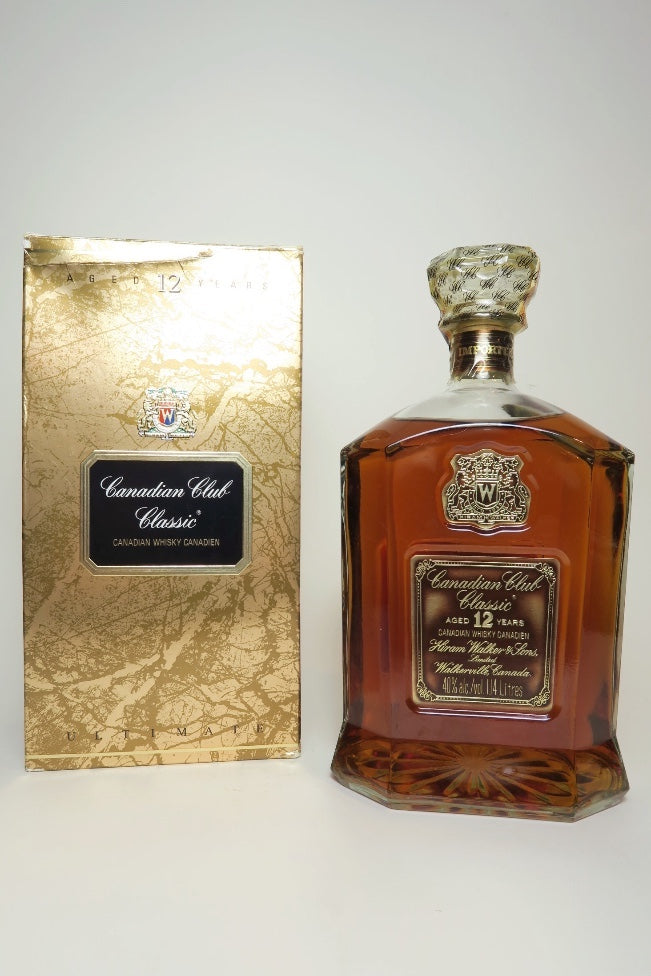 Canadian Club Classic 12YO Blended Canadian Whisky - Distilled 1967 / Bottled 1979 (40%, 114cl)