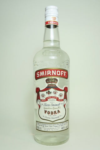 Smirnoff Red Label Vodka - 1990s (40%, 100cl)