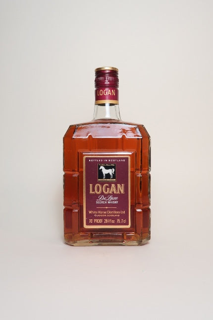 White Horse Logan De Luxe Blended Scotch Whisky - 1970s (40%, 75cl)