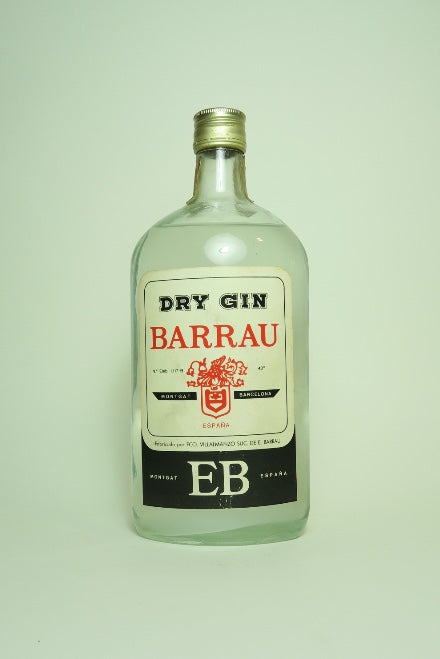 E. Barrau Dry Gin - 1970s (40%, 100cl)