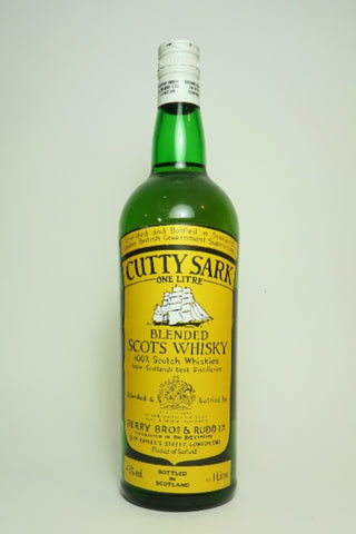 Berry Brothers & Rudd Cutty Sark 12YO Blended Scotch Whisky - 1980s (43%, 100cl)