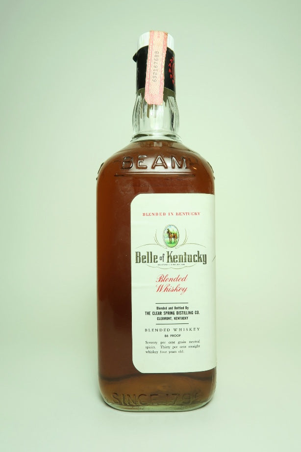 Clear Spring Distilling Co. "Belle of Kentucky" 4YO Blended American W