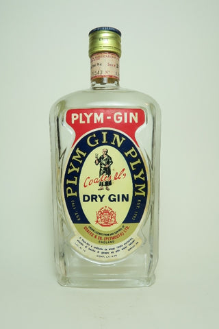 Coates & Co.'s Plym-Gin Dry Gin - Late 1960s/Early 1970s (46%, 75cl)