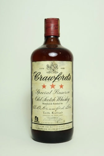 A. A. Crawford's 3* Special Reserve Blended Scotch Whisky - 1970s (40%, 75cl)