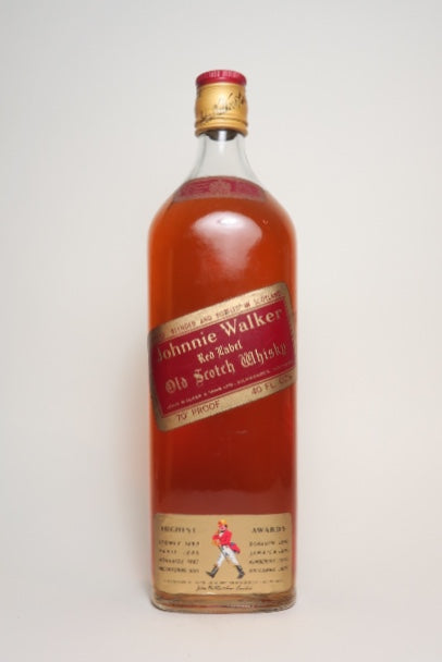 Johnnie Walker Red Label Blended Scotch Whisky - 1970s (40%, 113.6cl)