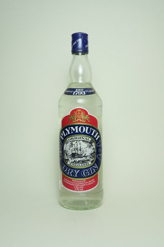 Plymouth Original English Dry Gin - Late 1980s (40%, 75cl)