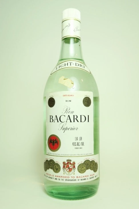 BACARDI CARTA BLANCA RUM 12X100CL GEX 40% RO EP 2015