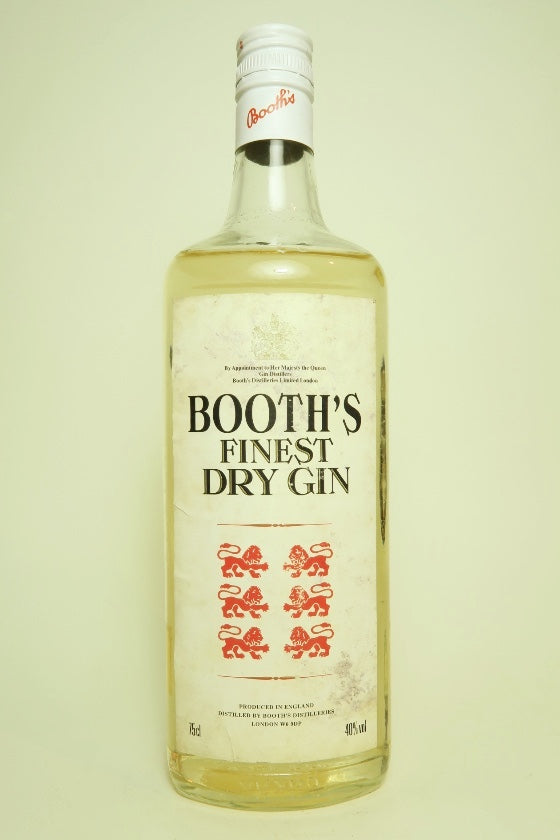 Booth's Finest London Dry Gin - 1980s (40%, 75cl)
