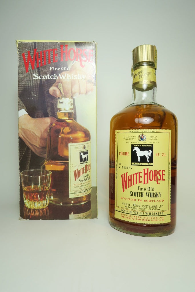 White Horse Fine Old Blended Scotch Whisky - Late 1960s