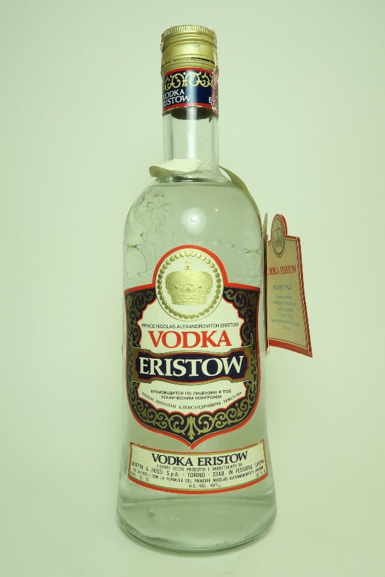 Martini & Rossi Eristow Vodka - 1970s (40%, 75cl)
