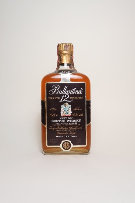 George Ballantine & Son's Ballantine's 12YO Very Old Blended Scotch Whisky - 1970s (43%, 75cl)