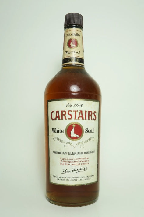 Thomas Carstairs White Seal Blended American Whiskey - Bottled 1975 (40%, 114cl)