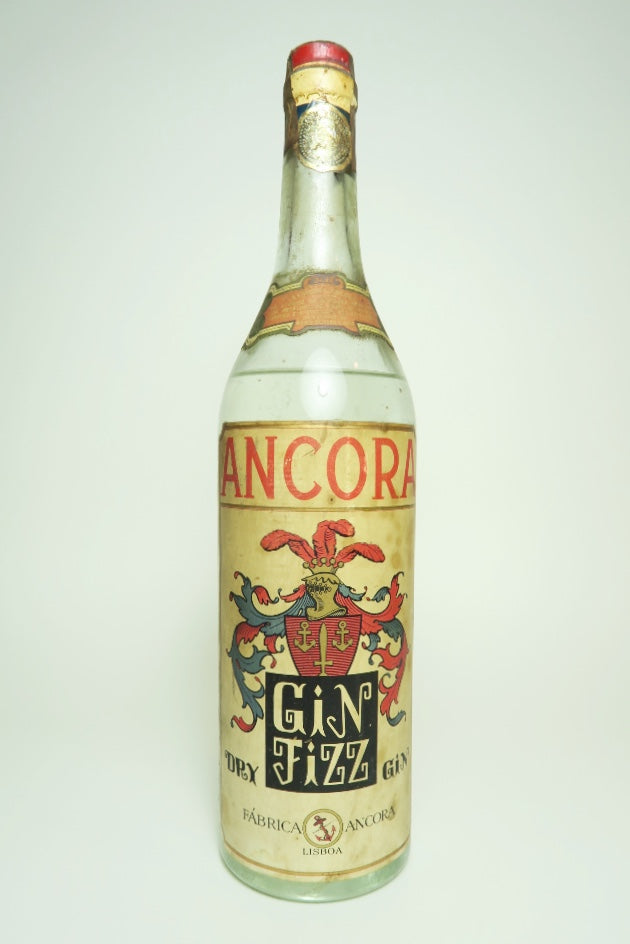 Ancora Gin Fizz Dry Gin - 1950s (ABV Not Stated, 70cl)
