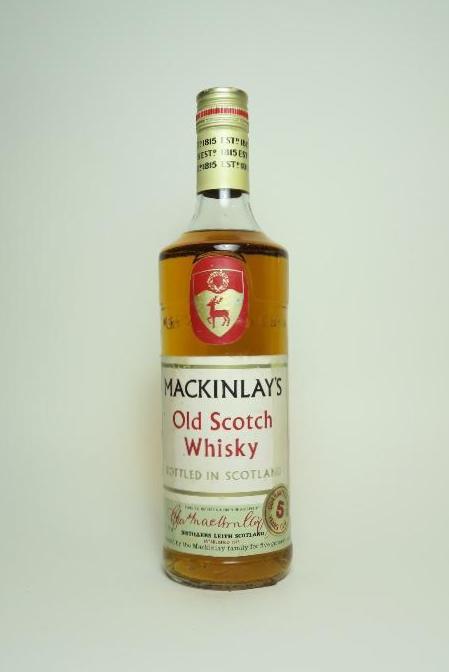 Mackinlay's 5YO Old Blended Scotch Whisky - 1970s (43%, 75cl)