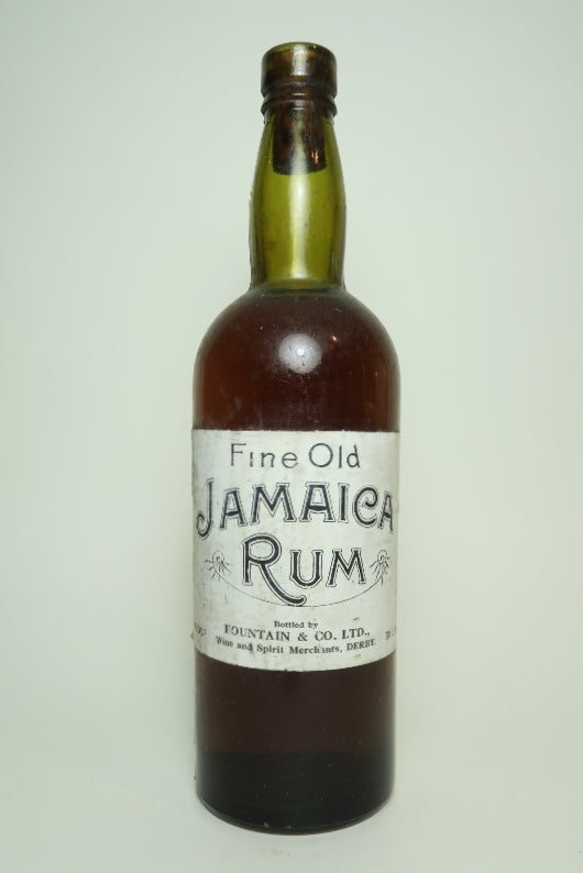Pountain & Co. Fine Old Jamaica Rum - 1940s (40%,	75cl)