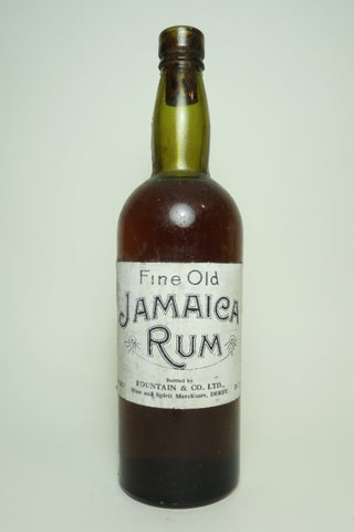 Fountain & Co.'s Fine Old Jamaica Rum - 1940s (40%,	75cl)