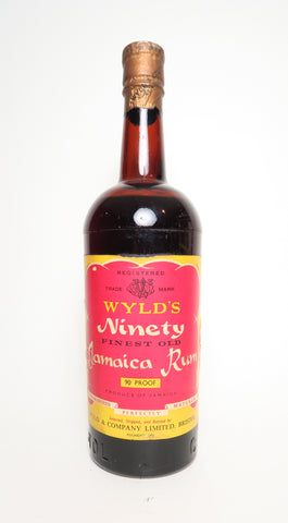 Wyld's Finest Old Ninety Jamaica Rum - 1940s (51.43%, 75cl)