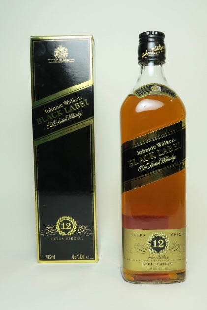 Label Walker Company Scotch Black Johnnie Extra Old Spirits Old Whisk – Blended Special 12YO